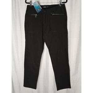 Rohan Womens black stretch bags pants hiking outdoorsy zipper pockets travel NWT